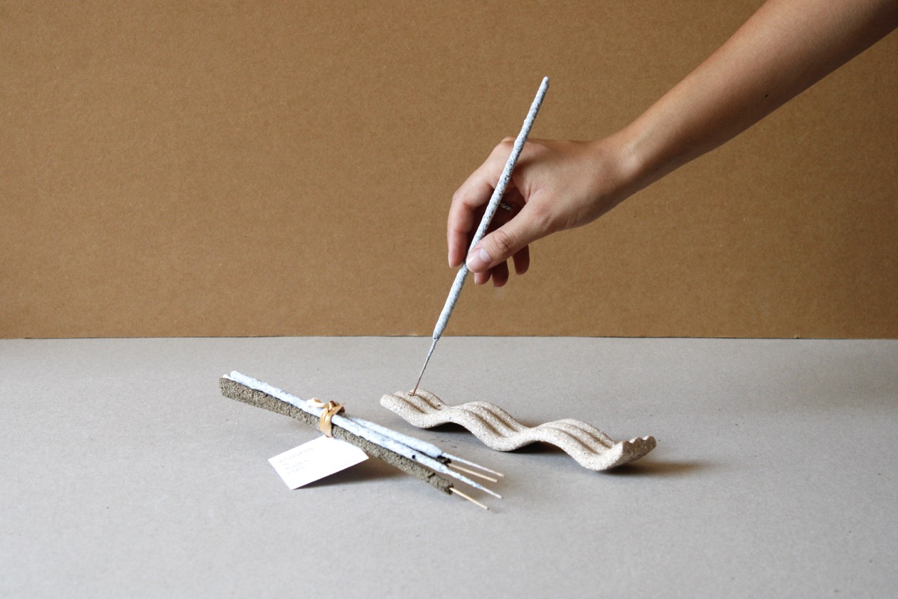 Porta incienso tocino + Incienso Mix de Palo Santo y Copal